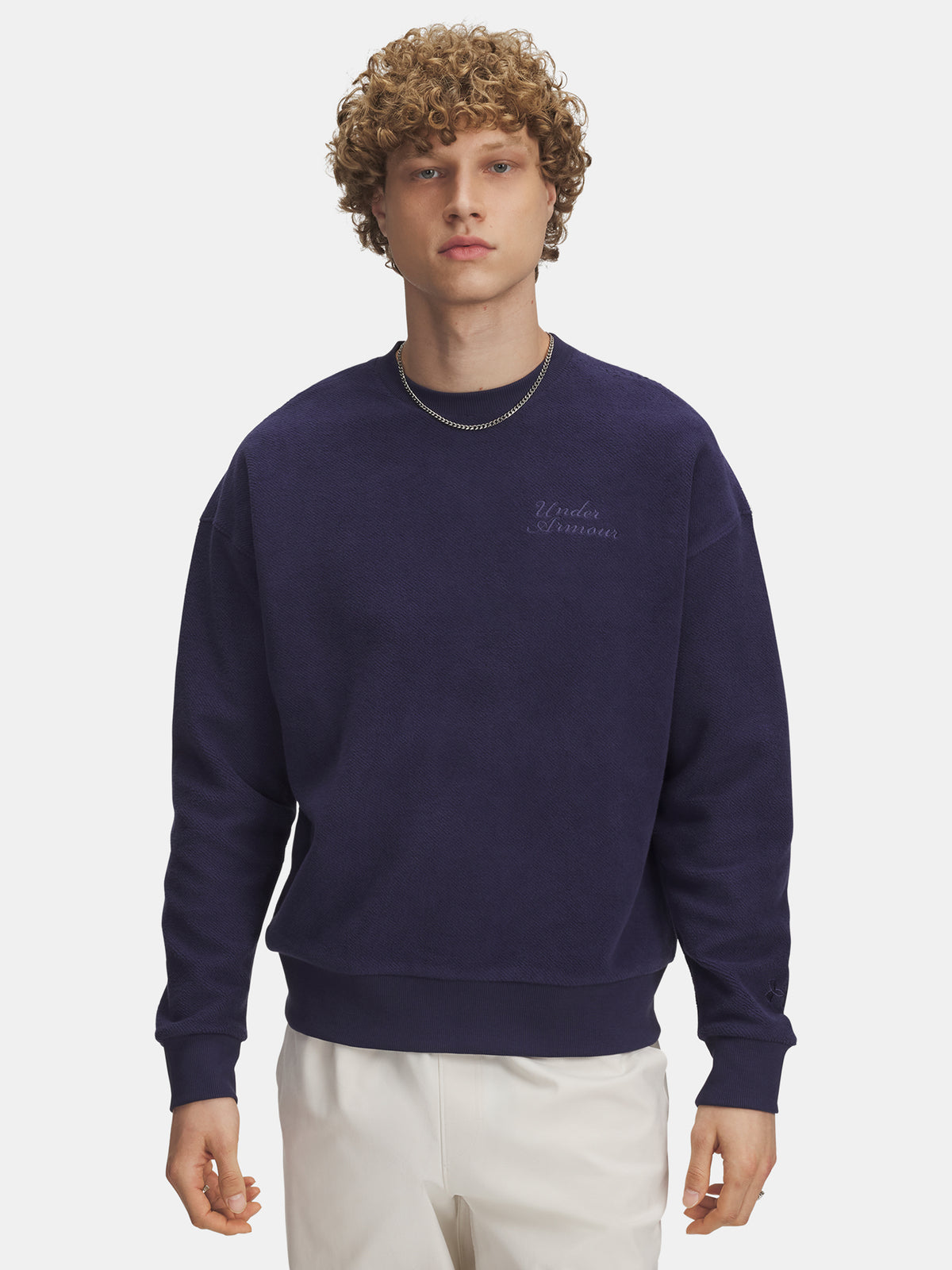 Under Armour UA Icon Rev Terry Crew-BLU férfi