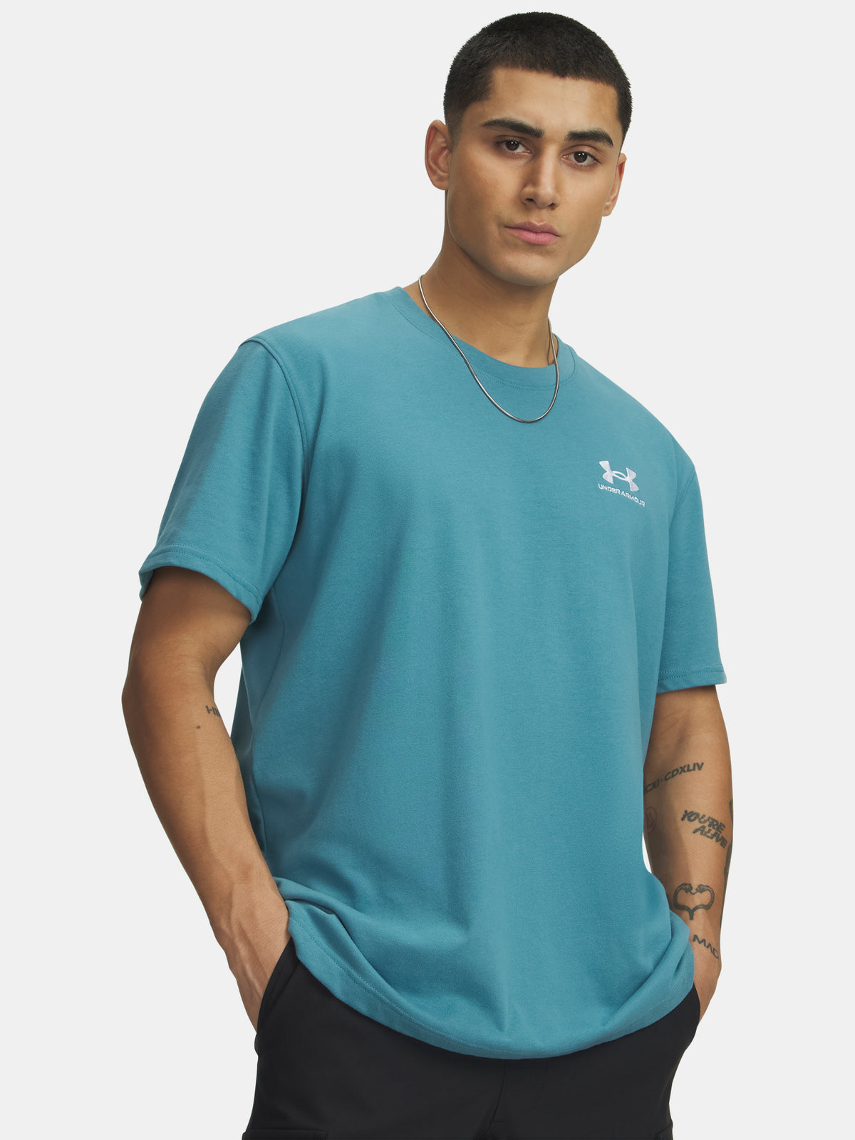 Under Armour UA LOGO EMB HEAVYWEIGHT SS férfi póló