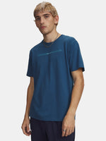 Under Armour UA M BLUR WM SS kék férfi póló