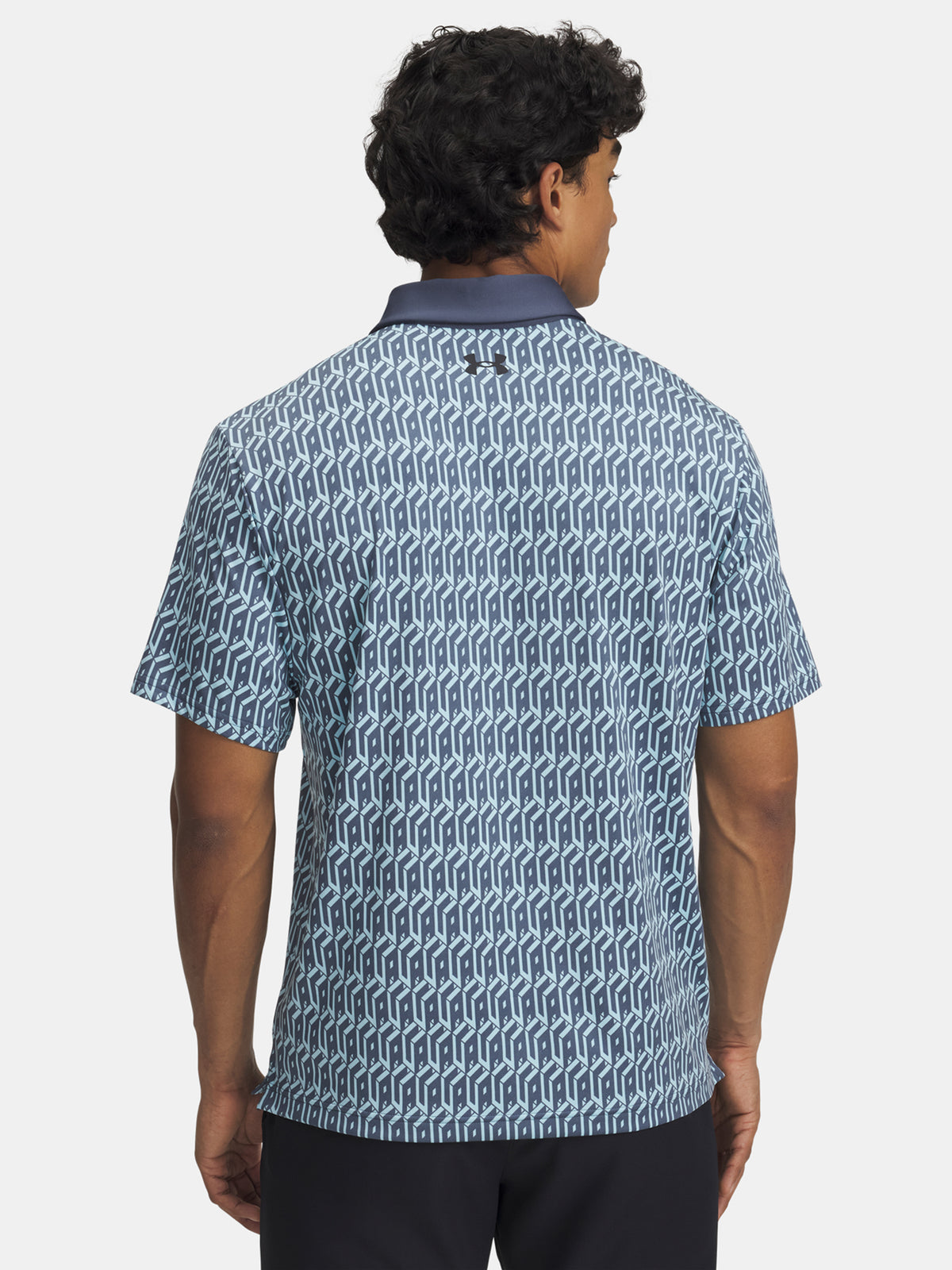 Under Armour UA Playoff 3.0 Printed férfi póló, kék