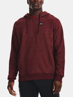 Under Armour UA Rival Fleece 1/2 Zip HD bordó férfi pulóver
