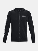 Under Armour UA Rival Fleece Chroma FZ HD fekete férfi kapucnis pulóver