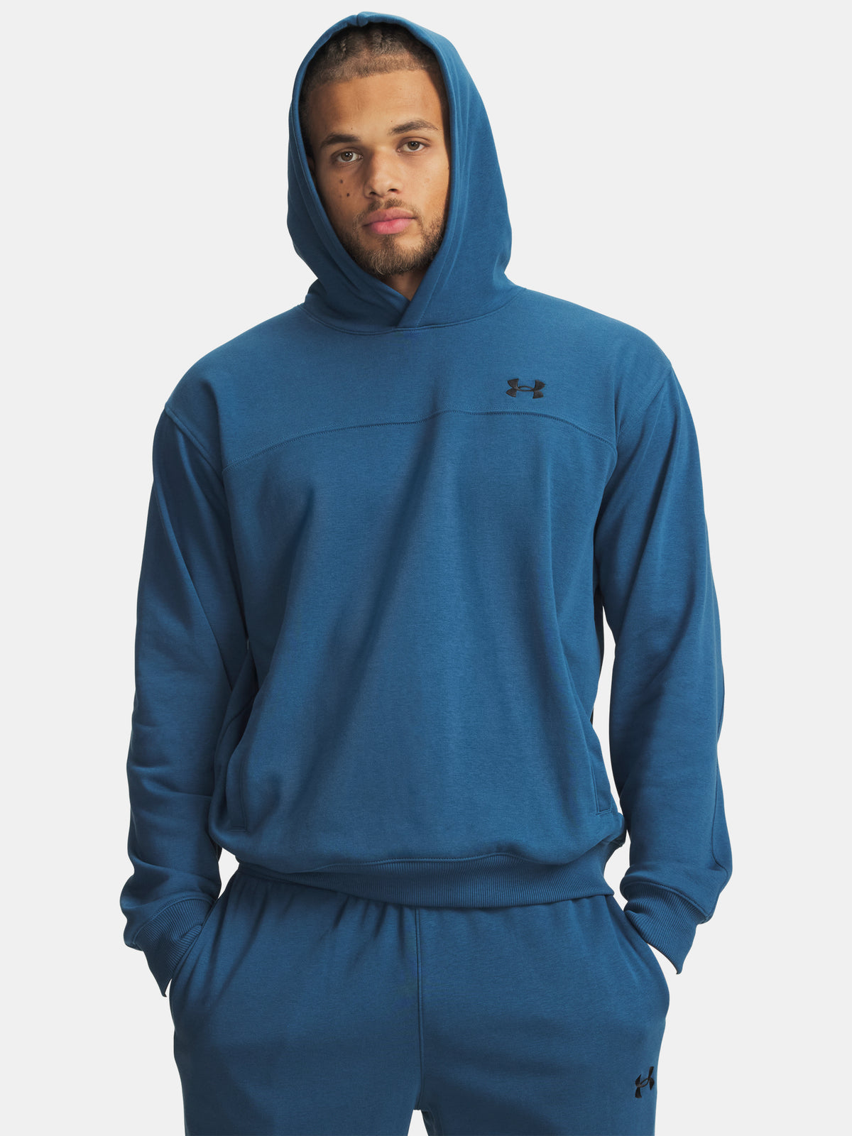 Under Armour UA Rival LW Hoodie-BLU férfi Pulóver