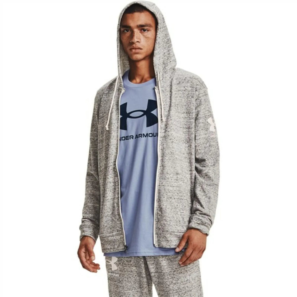 Under Armour UA RIVAL TERRY FZ HD zip pulóver férfi