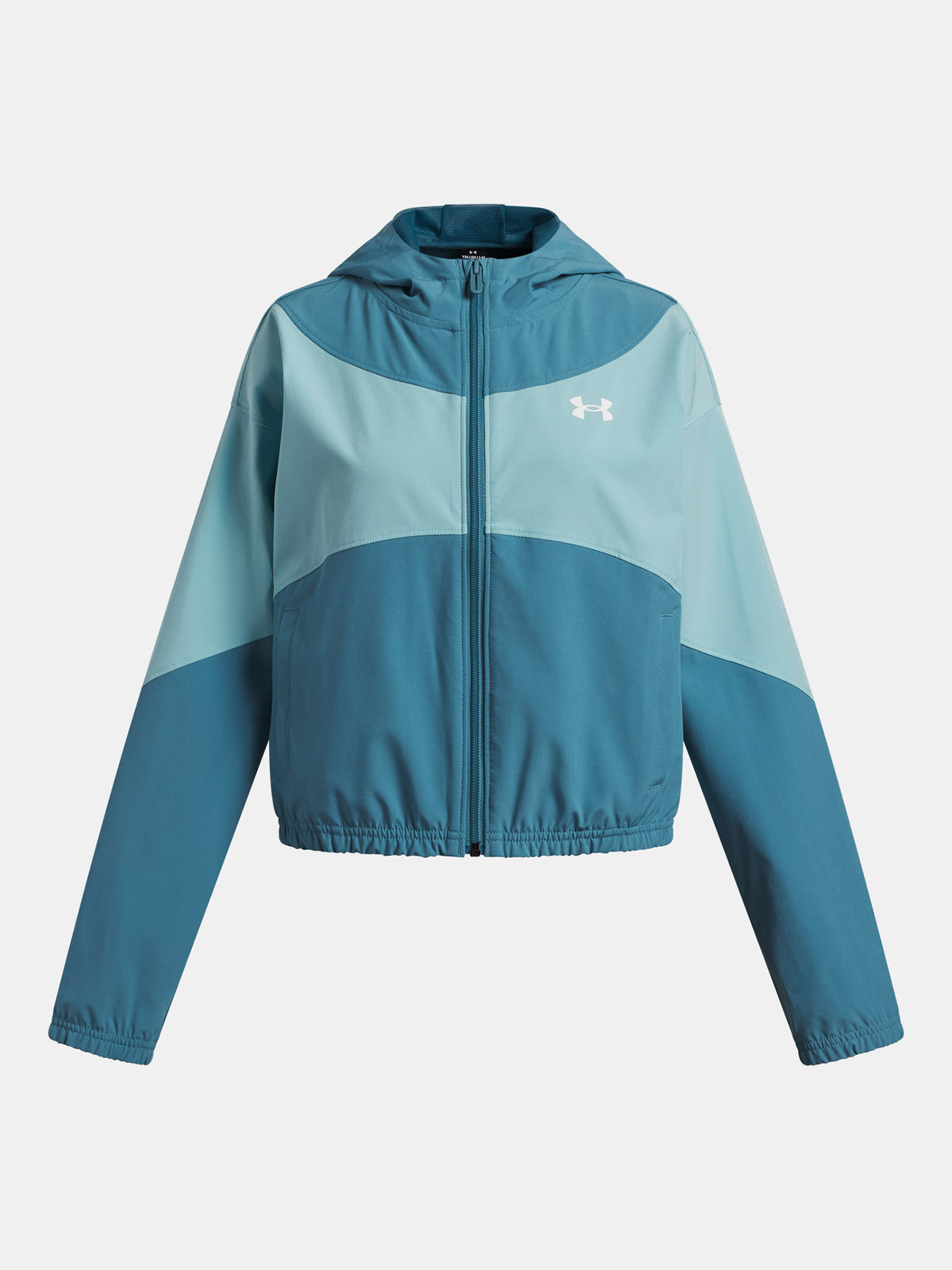 Under Armour UA Rival Woven HD Jacket kék lány kabát