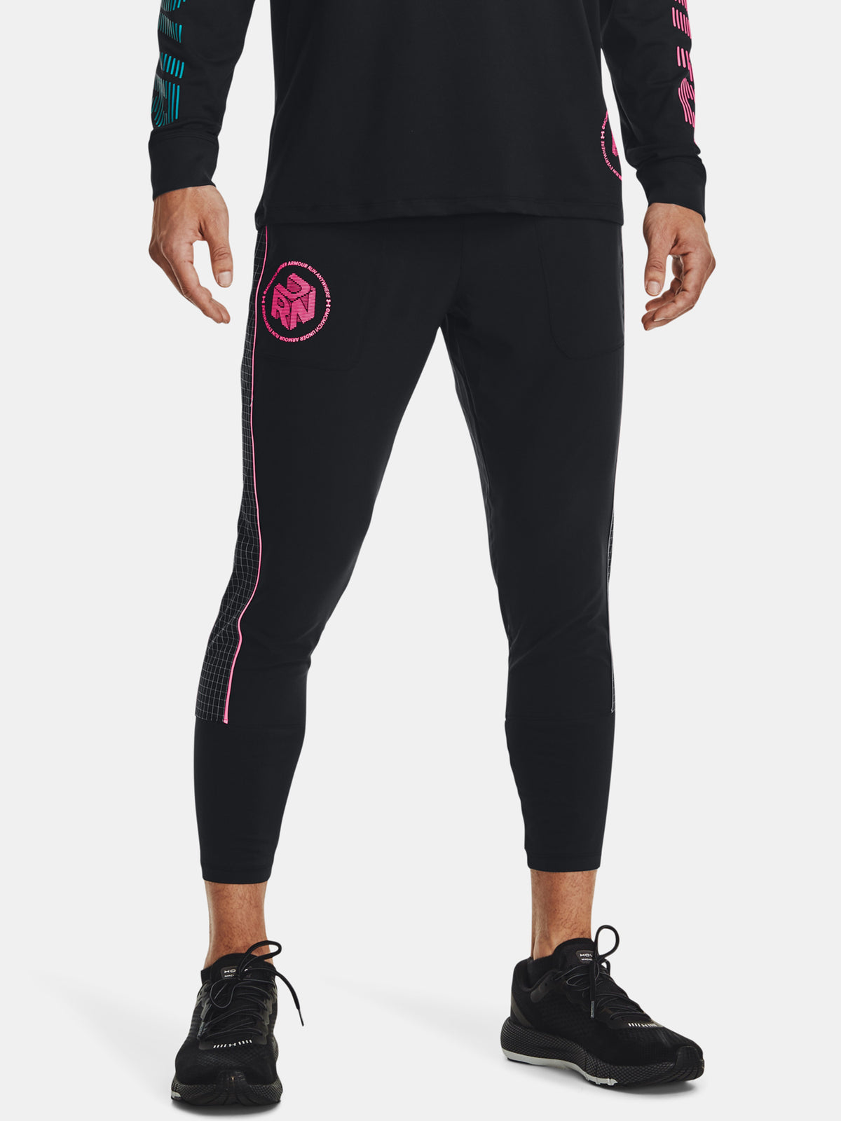 Under Armour UA Run Anywhere Ankle Pant fekete férfi nadrág