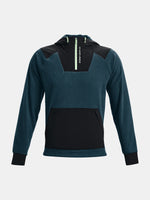 Under Armour UA RUSH FLEECE HOODIE kék férfi pulóver