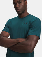 Under Armour UA SPORTSTYLE LC SS zöld férfi póló