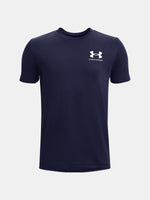 Under Armour UA SPORTSTYLE LEFT CHEST SS fiú póló, kék