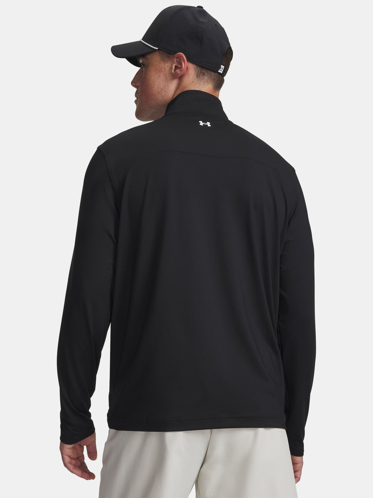 Under Armour UA T2G 1/4 Zip fekete férfi póló