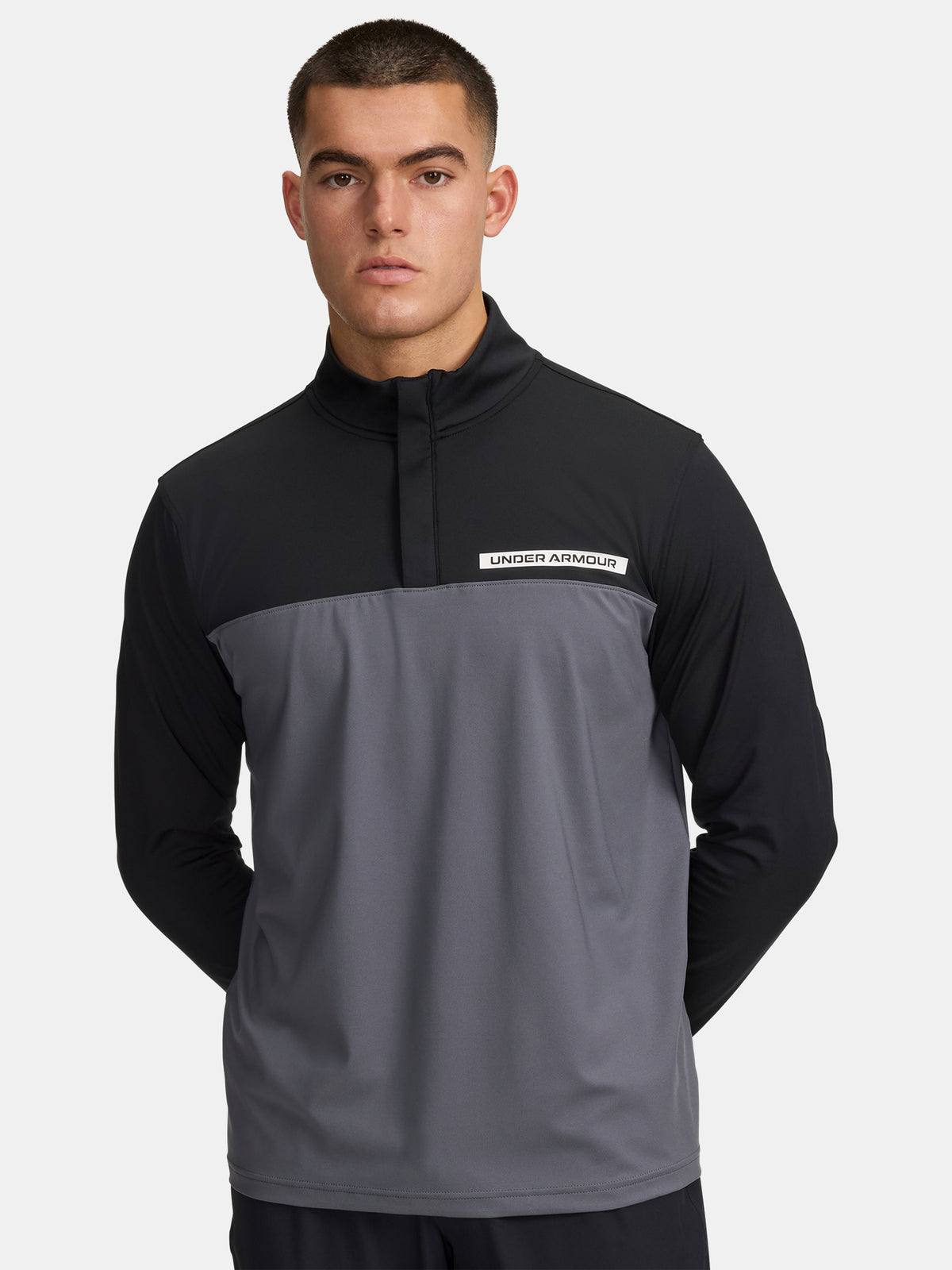 Under Armour UA T2G 1/4 Zip-FEKETE zip pulóver férfi