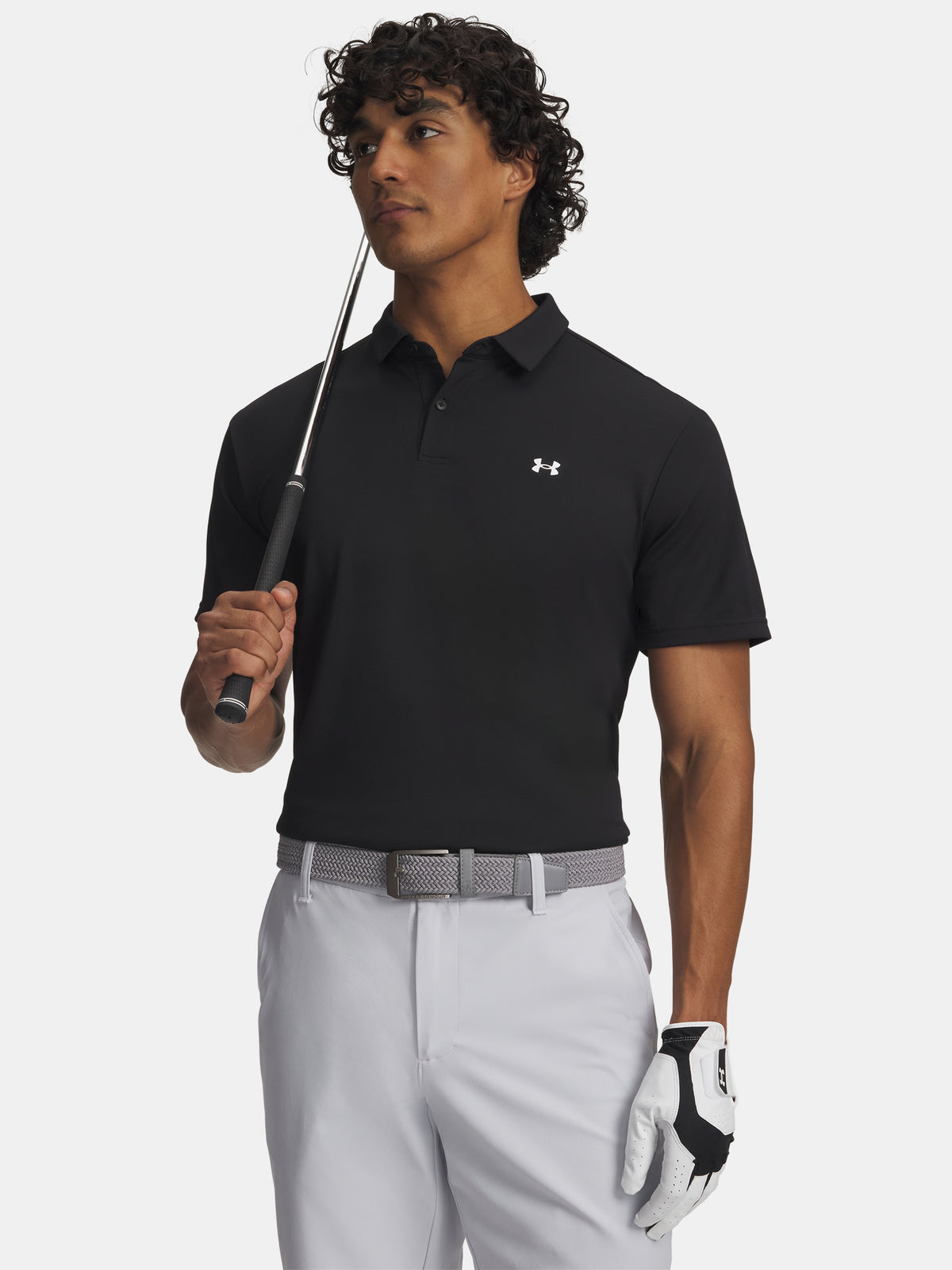 Under Armour UA T2G Pique fekete férfi póló