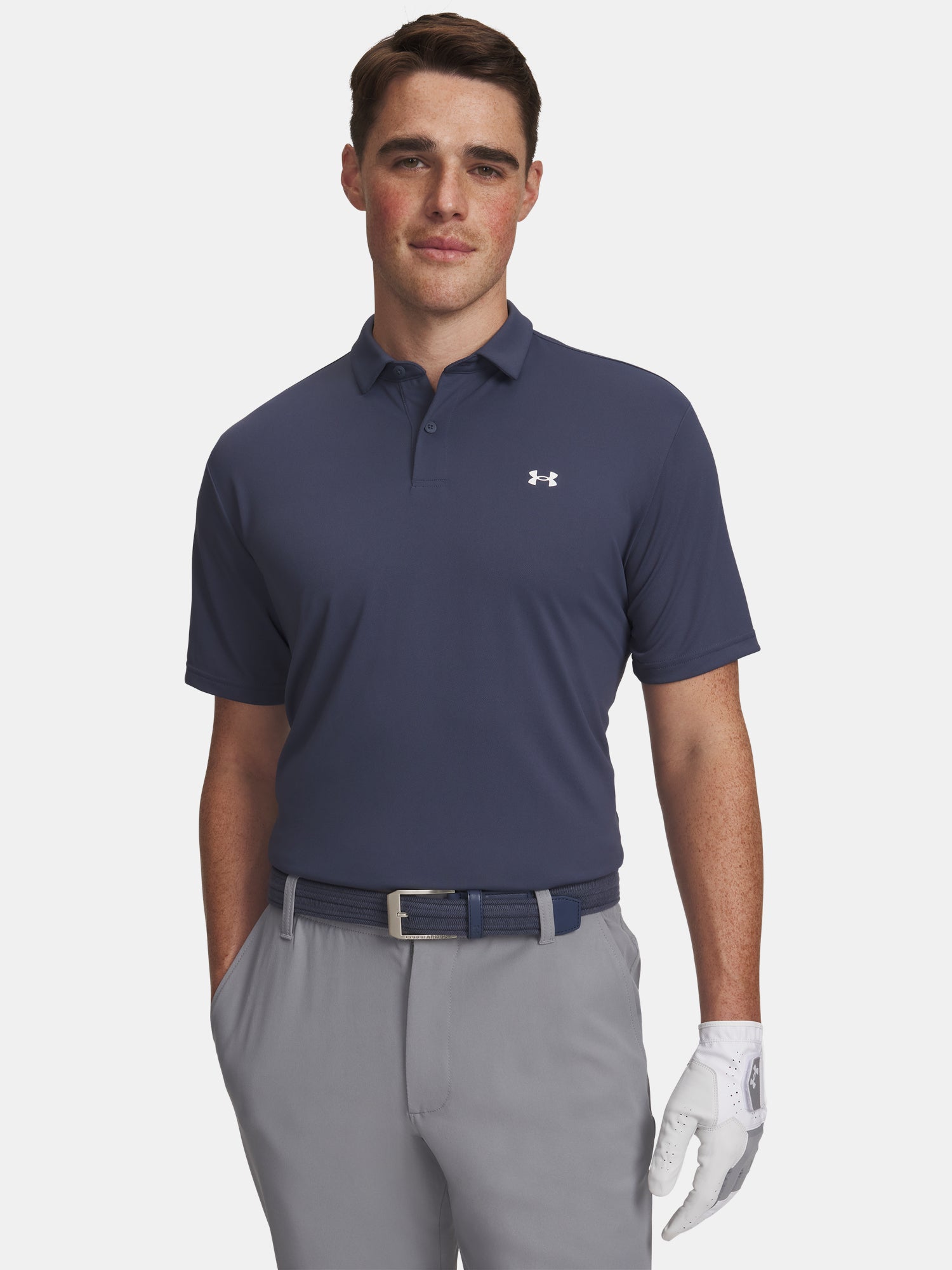 Under Armour UA T2G Pique szürke férfi póló