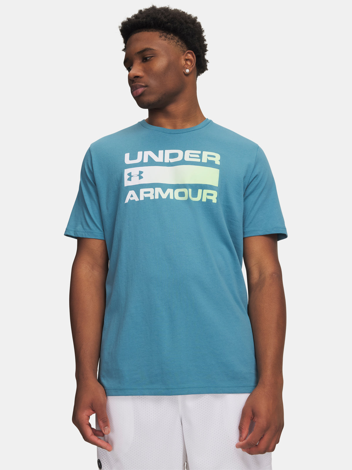 Under Armour UA TEAM ISSUE WORDMARK SS-BLU férfi póló