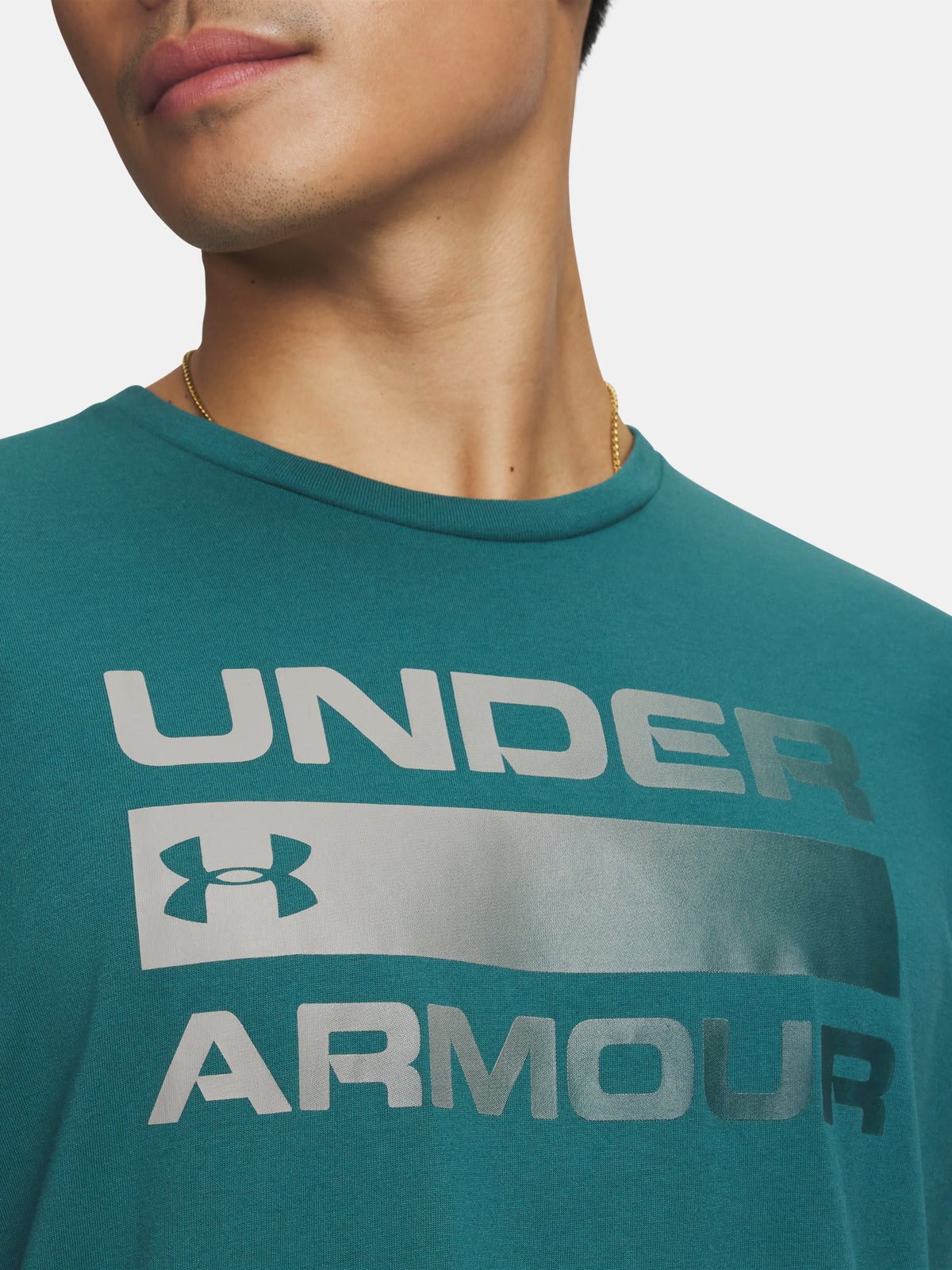 Under Armour UA TEAM ISSUE WORDMARK SS-GRN férfi póló