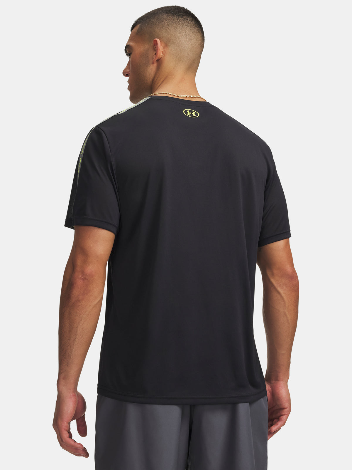 Under Armour UA Tech Taping SS férfi póló, fekete