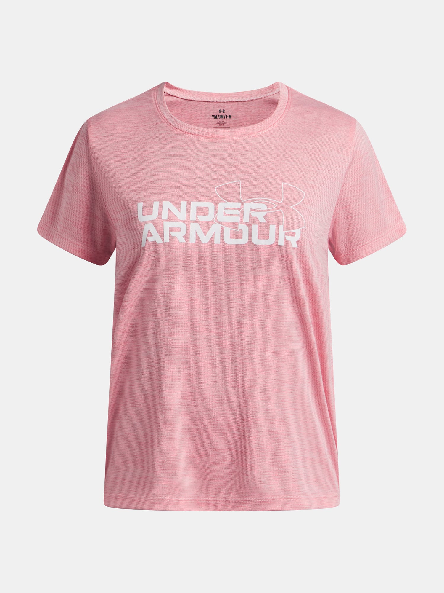 Under Armour UA TECH TWIST WDMK LOGO SS-PNK lány póló