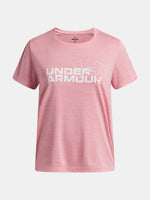 Under Armour UA TECH TWIST WDMK LOGO SS-PNK lány póló