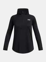 Under Armour UA Tech Wordmark HZ-BLK fekete lány pulóver
