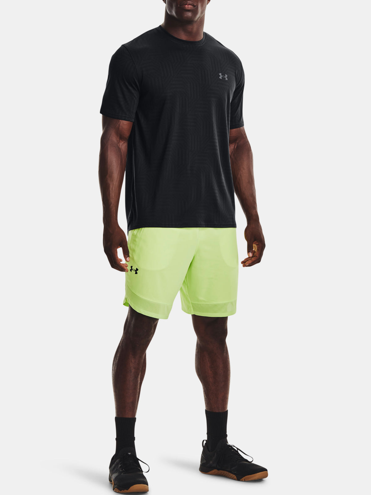 Under Armour UA Training Vent Jacq SS férfi póló, fekete