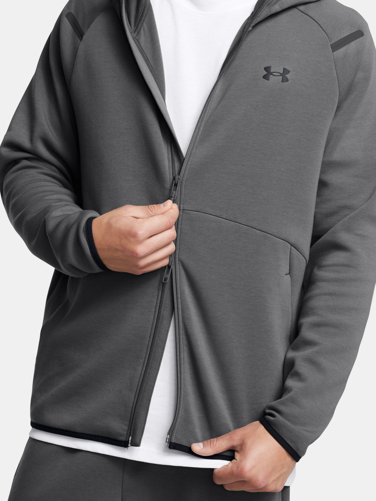 Under Armour UA Unstoppable Flc FZ HD EU zip pulóver férfi