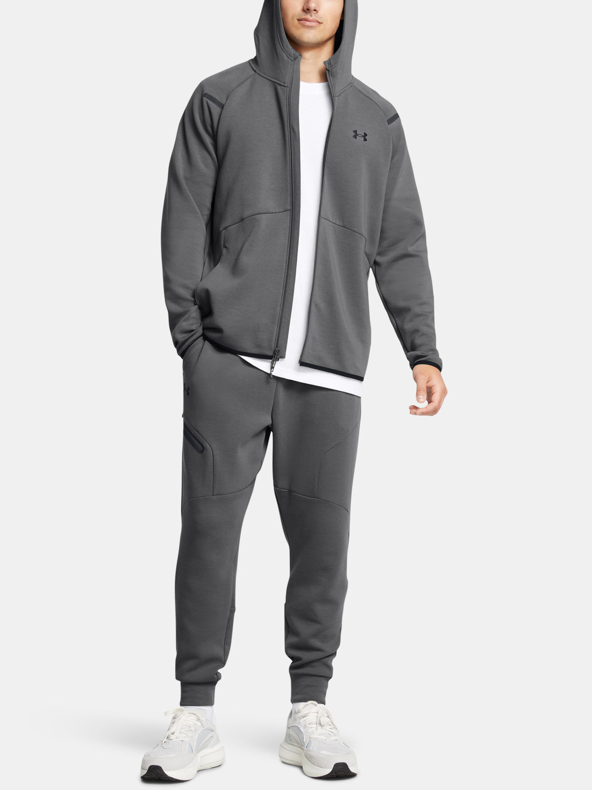 Under Armour UA Unstoppable Flc FZ HD EU zip pulóver férfi