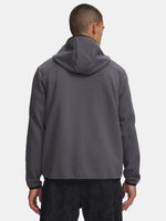 Under Armour UA Unstoppable Flc FZ szürke férfi kapucnis pulóver