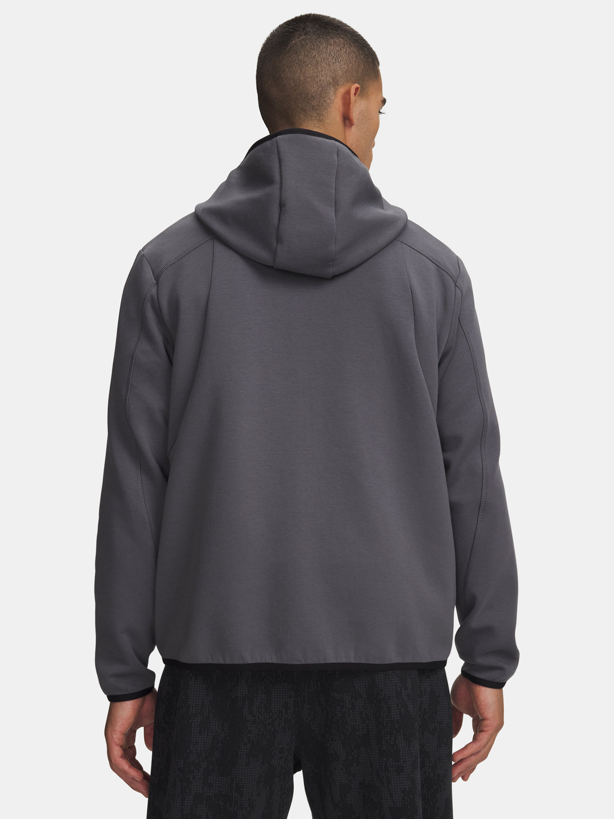 Under Armour UA Unstoppable Flc FZ szürke férfi kapucnis pulóver