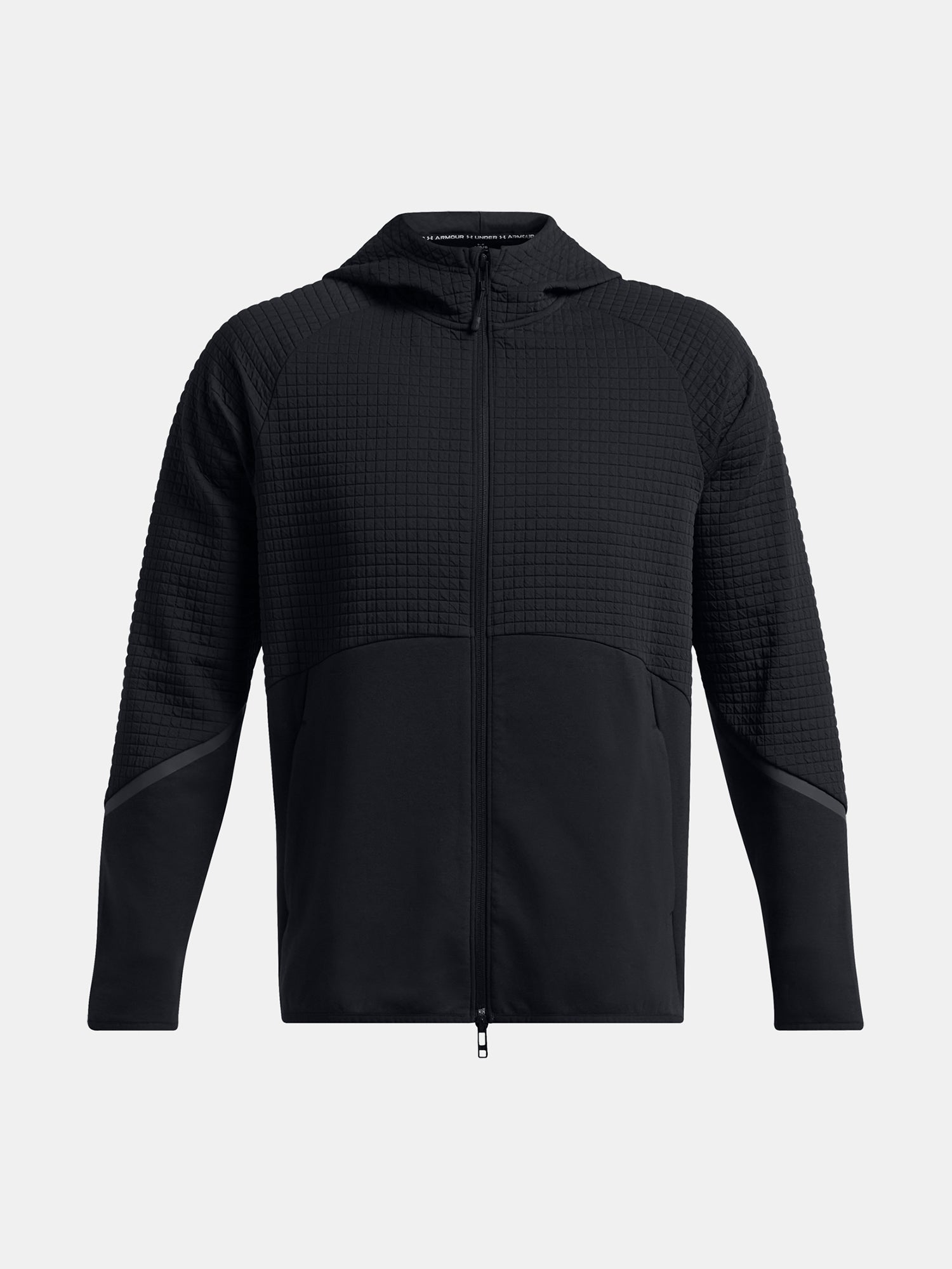 Under Armour UA Unstoppable Flc Grid FZ férfi pulóver, fekete