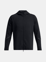 Under Armour UA Unstoppable Flc Grid FZ férfi pulóver, fekete