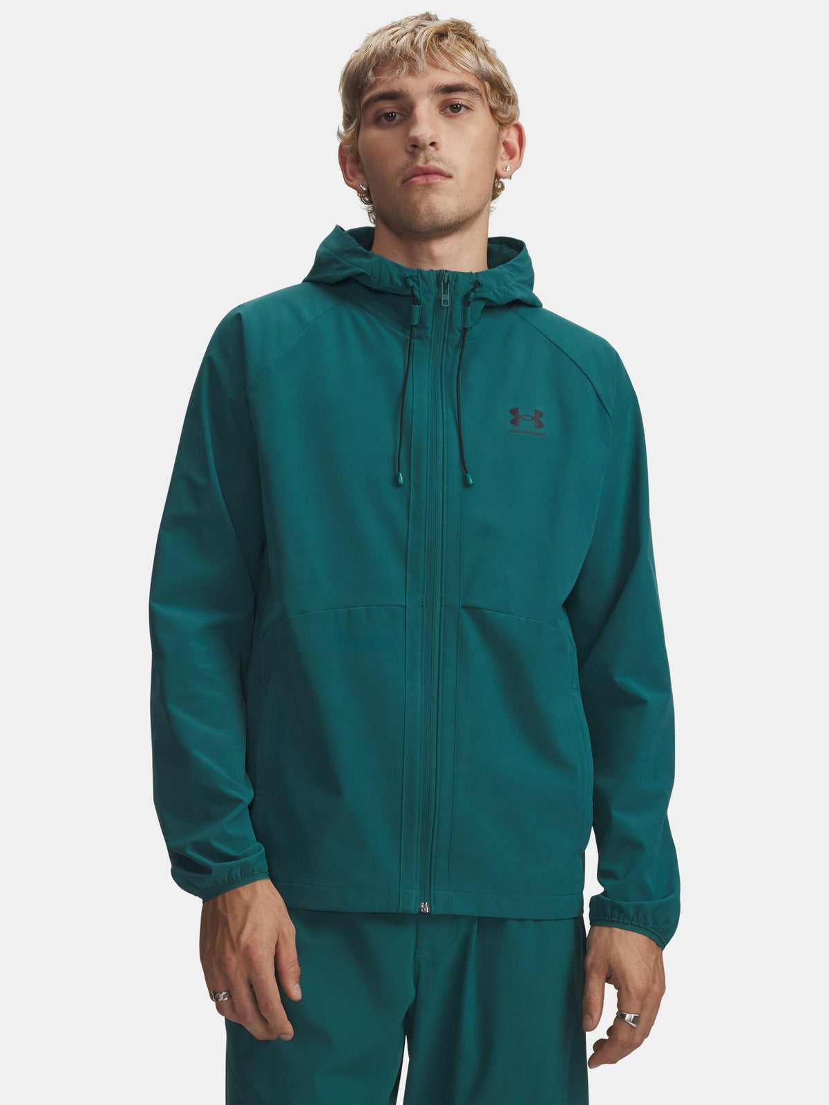 Under Armour UA Vibe Woven Jacket zöld férfi kabát