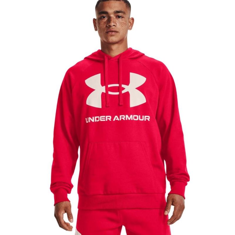 Under Armour Under Armor Rival Fleece Big Logo HD sweatshirt piros férfi pulóver 1357093600