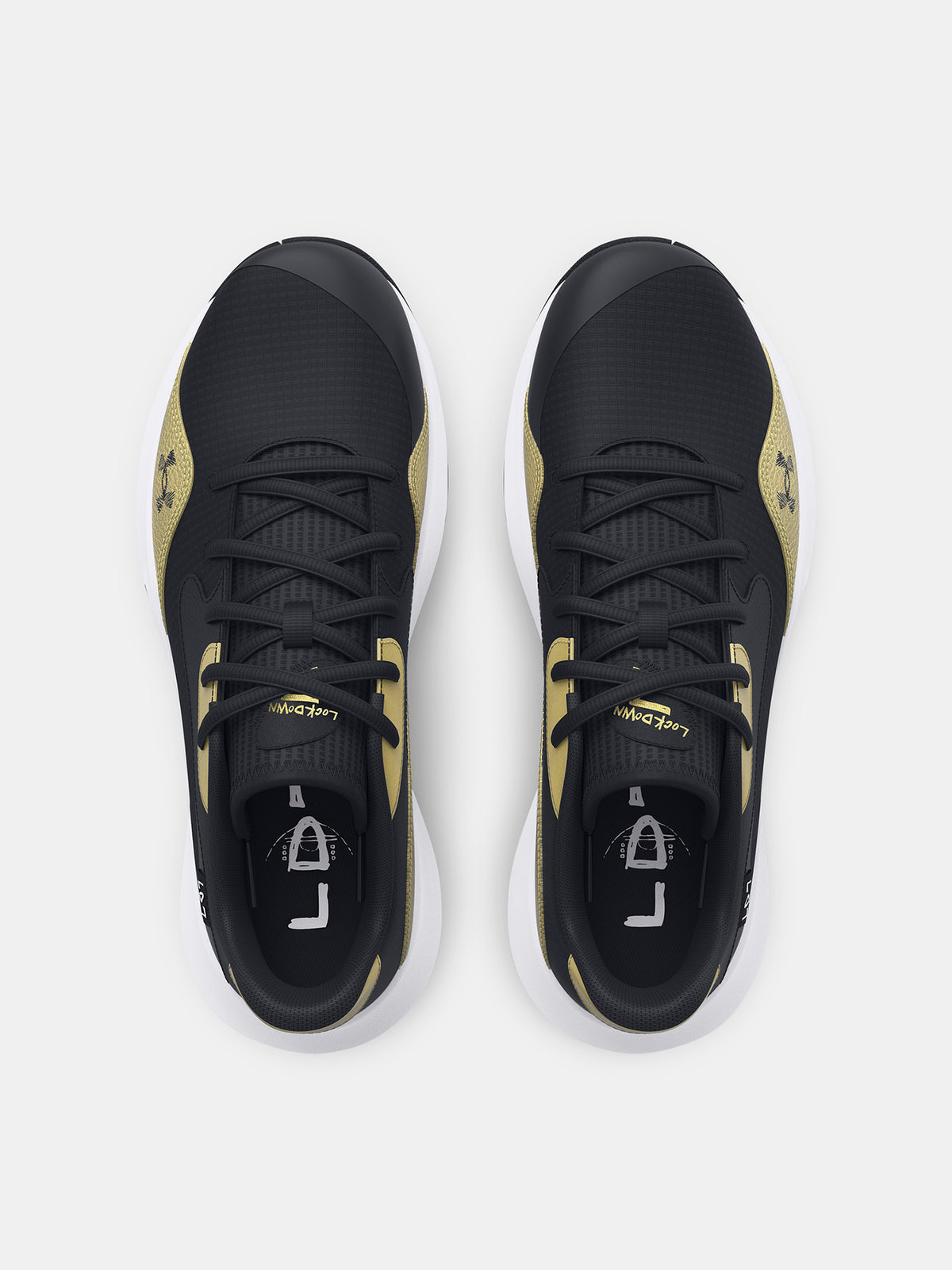 Under Armour Unisex cipõk UA Lockdown 7 Low-BLK Sportmelltartó 3027646-001