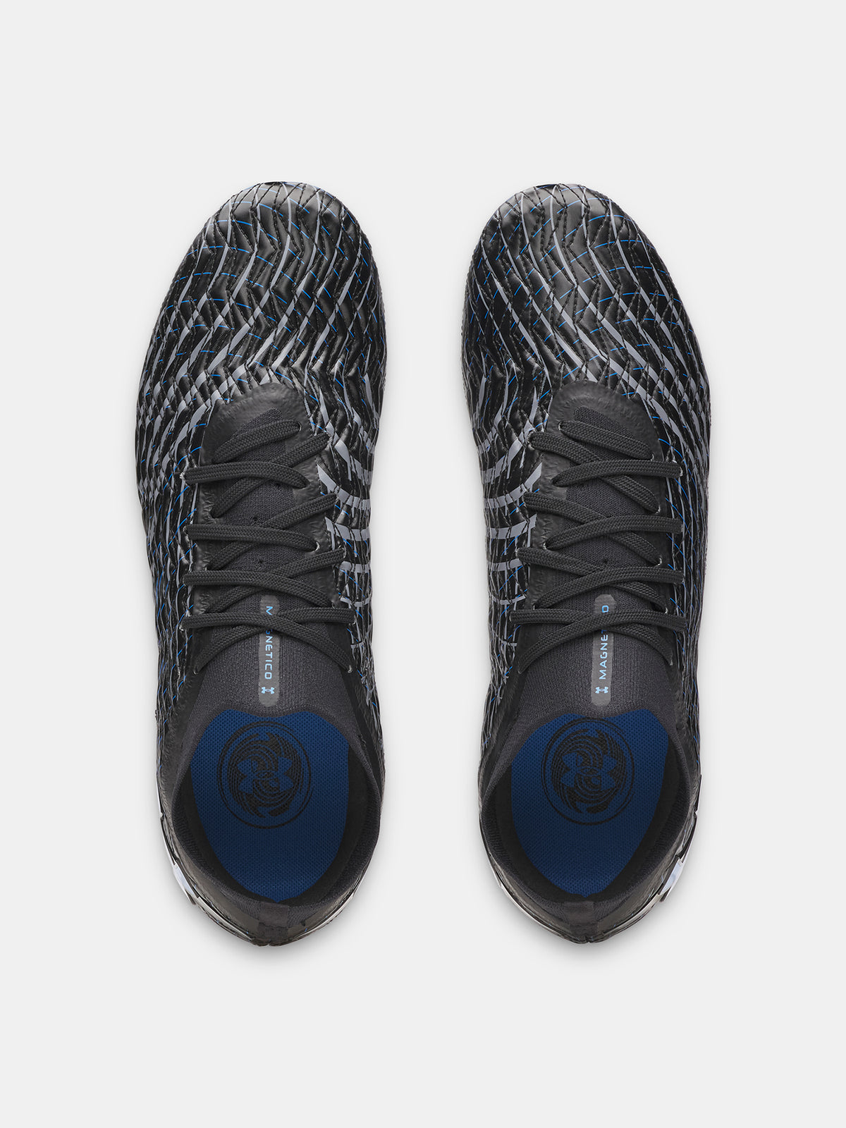 Unisex futballcipő Under Armour UA U Magnetico Pro 5 FG-BLK fekete focicipő