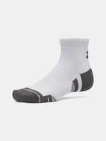 Under Armour Unisex New UA Perf Tech 3pk Qtr szürke zokni