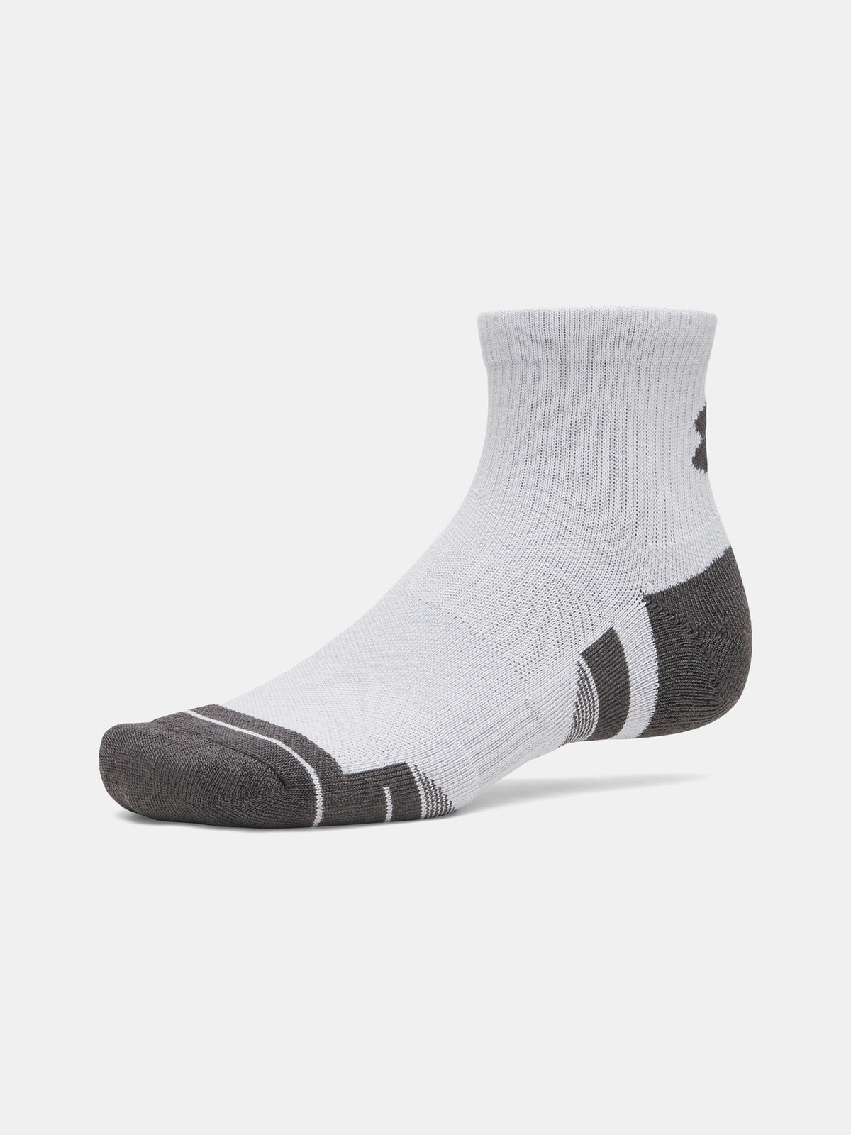 Under Armour Unisex New UA Perf Tech 3pk Qtr szürke zokni