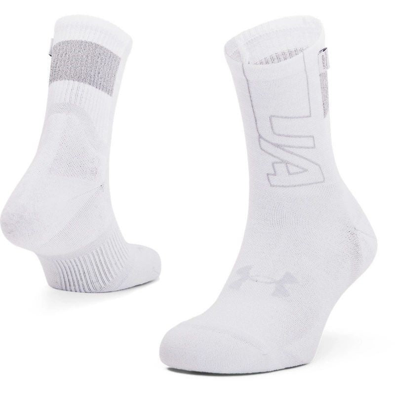 Under Armour UNISEX Running ArmourDry Run Crew Zokni 1361156-100