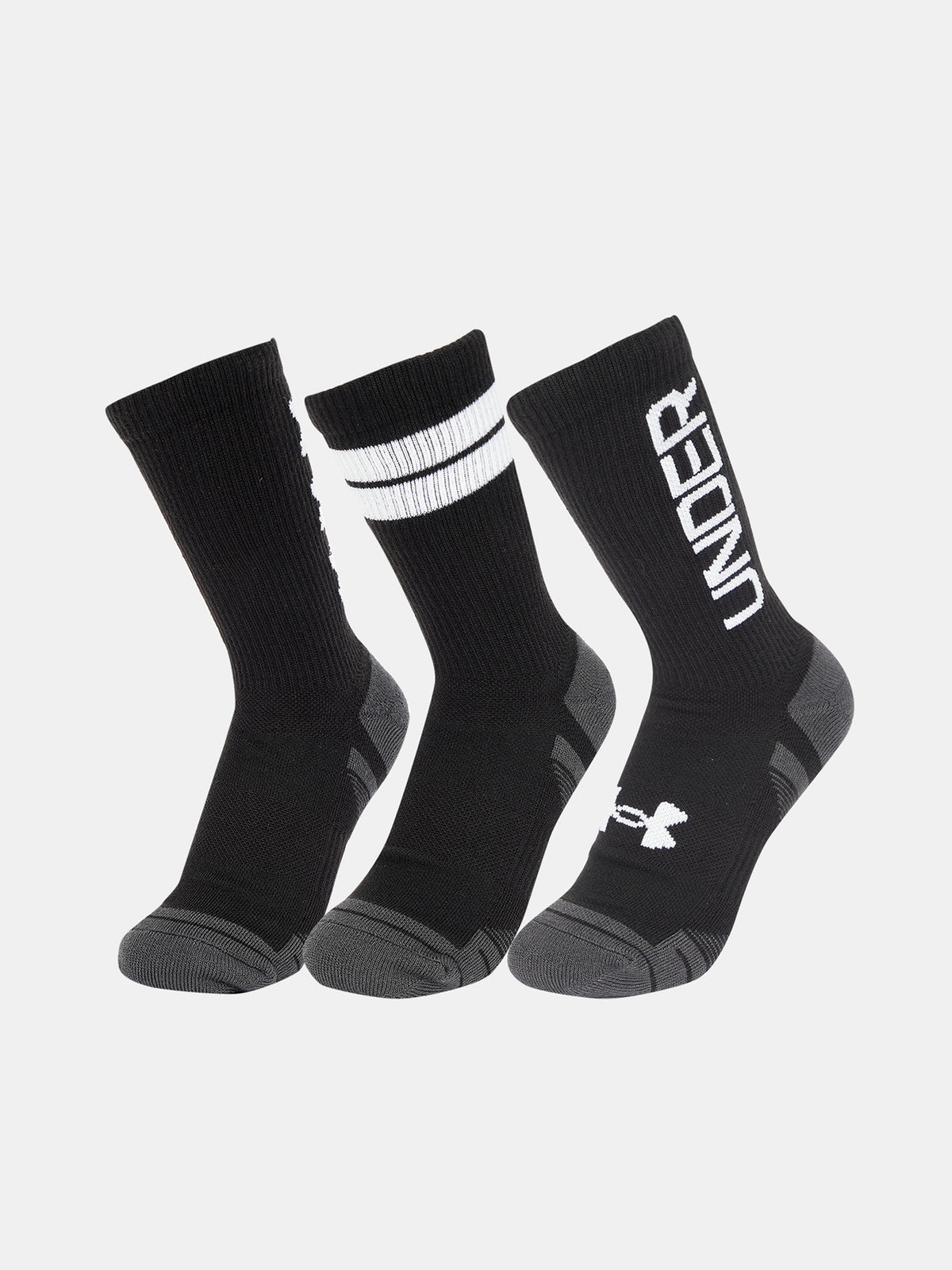 Under Armour Unisex UA Perf Tech Nov Crew (3 pár) zokni