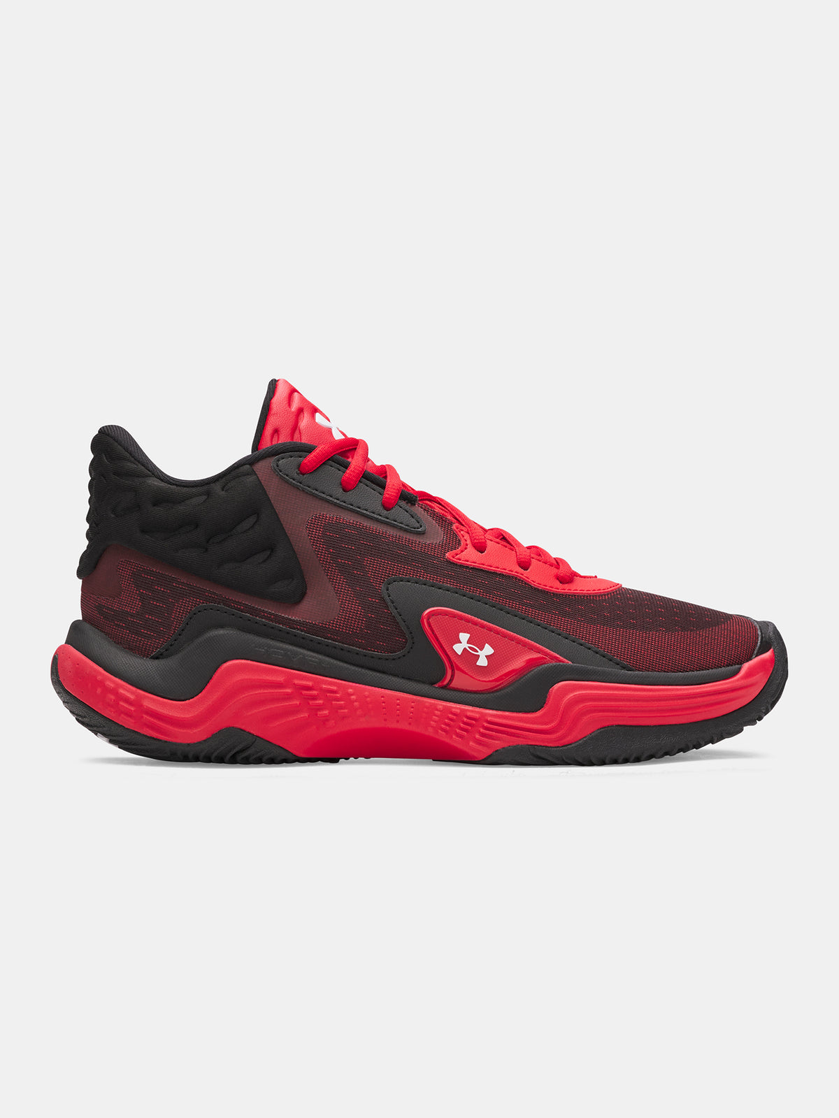Under Armour Unisex UA Spawn 7 Mid- cipő, piros