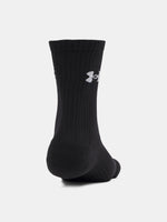 Unisexové ponoky Under Armour UA Performance Cotton 3p Crw fekete zokni