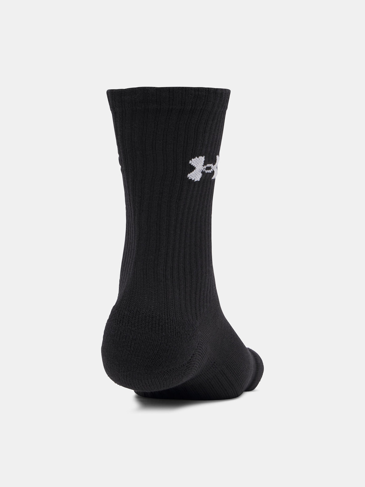 Unisexové ponoky Under Armour UA Performance Cotton 3p Crw fekete zokni