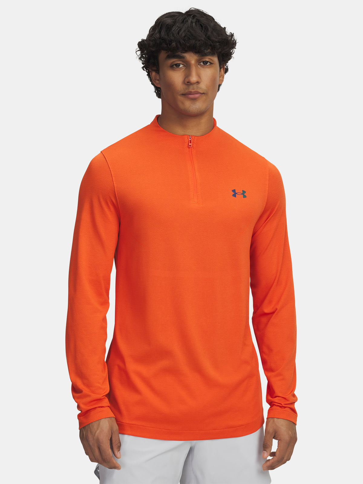 Under Armour Vanish Elite Seamless 1/4 Zp-ORG férfi póló