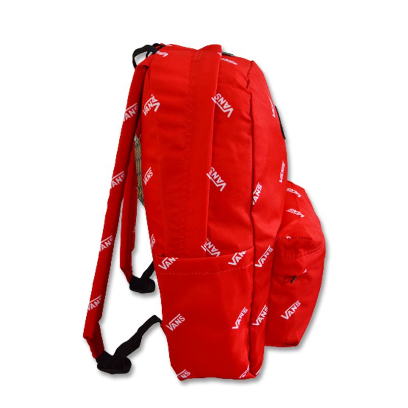 Vans New Skool Backpack 20L True Red - uniwersalny hátizsák VN0006280PZ1