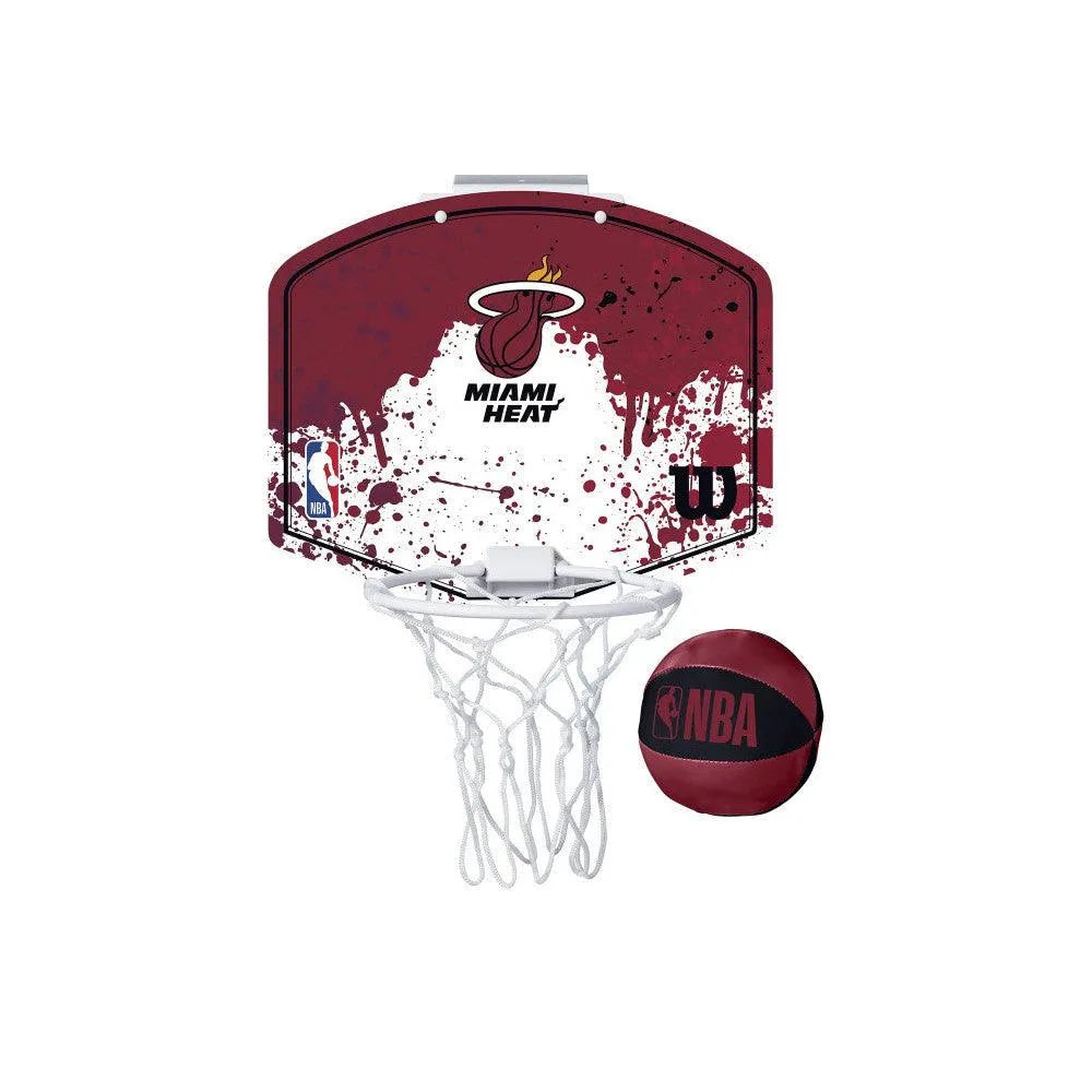 Wilson Miami Heat Team Mini Hoop mini labdával Palánk