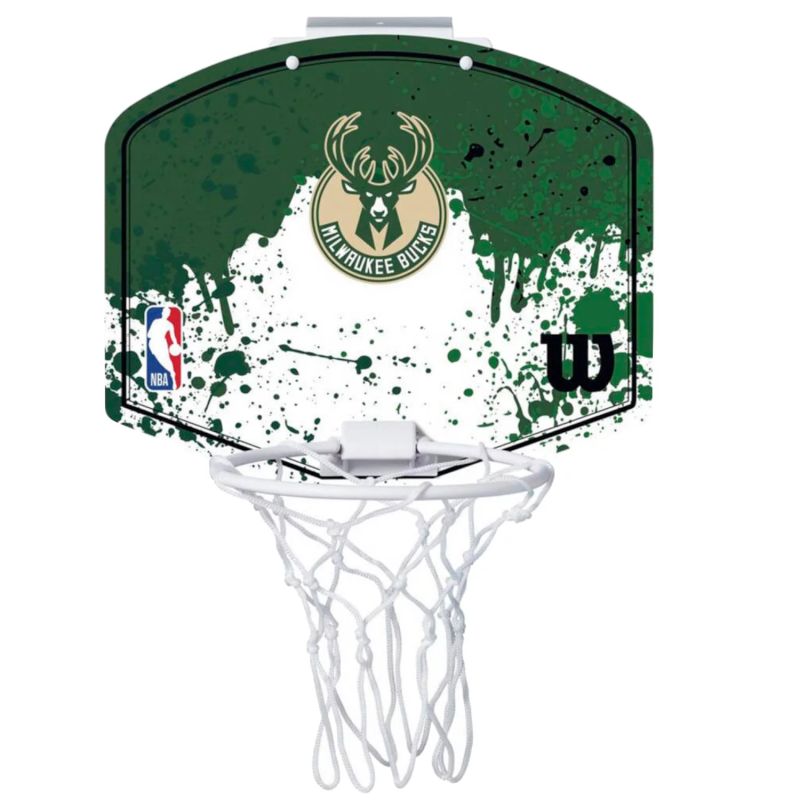 Wilson NBA Team Milwaukee Bucks Mini Hoop Basketball Backboard labda WTBA1302MIL