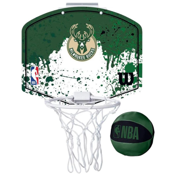 Wilson NBA Team Milwaukee Bucks Mini Hoop Basketball Backboard WTBA1302MIL labda - Sportmania.hu