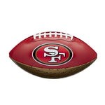 Wilson San Francisco 49ers Team Peewee amerikai focilabda, junior méret, gyerek