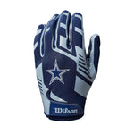 Wilson Stretch Fit Dallas Cowboys Elkapó kesztyű, gyerek méret
