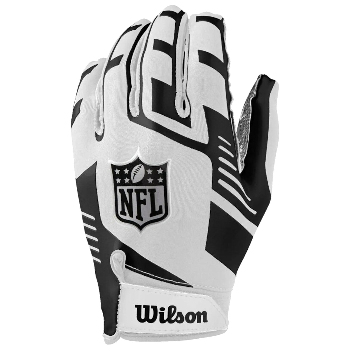 Wilson Stretch Fit elkapó kesztyű, felnőtt méret, fehér-fekete