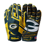 Wilson Stretch Fit Green Bay Packers elkapó, felnőtt méret Kesztyű